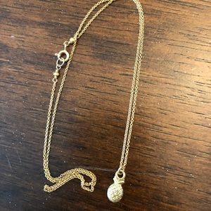 Pineapple gold necklace